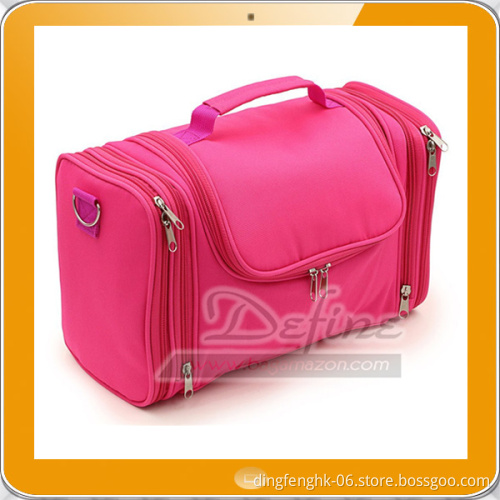 Home Women Storage Hanging Wash Bag with Shoulder Strap